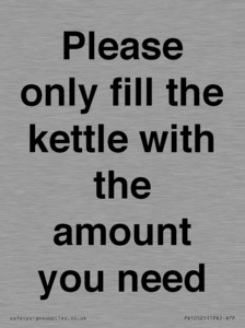 PV10525: Please only fill the kettle with the amount you need