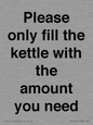 PV10525: Please only fill the kettle with the amount you need