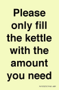 PV10525: Please only fill the kettle with the amount you need