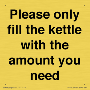 PV10525: Please only fill the kettle with the amount you need