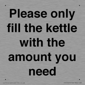 PV10525: Please only fill the kettle with the amount you need