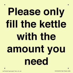 PV10525: Please only fill the kettle with the amount you need