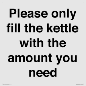 PV10525: Please only fill the kettle with the amount you need