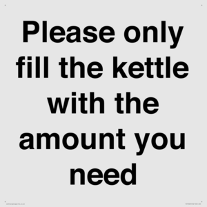 PV10525: Please only fill the kettle with the amount you need