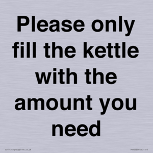PV10525: Please only fill the kettle with the amount you need