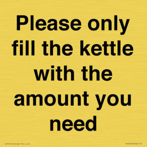 PV10525: Please only fill the kettle with the amount you need