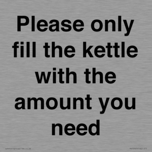 PV10525: Please only fill the kettle with the amount you need