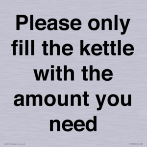 PV10525: Please only fill the kettle with the amount you need