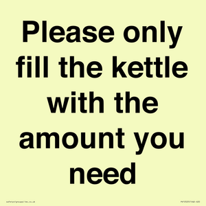 PV10525: Please only fill the kettle with the amount you need
