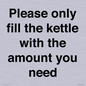 PV10525: Please only fill the kettle with the amount you need