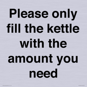 PV10525: Please only fill the kettle with the amount you need