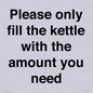 PV10525: Please only fill the kettle with the amount you need