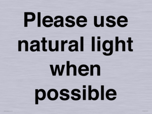 PV10529: Please use natural light when possible