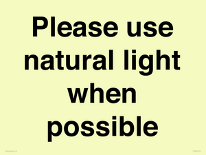 PV10529: Please use natural light when possible