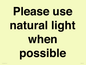 PV10529: Please use natural light when possible