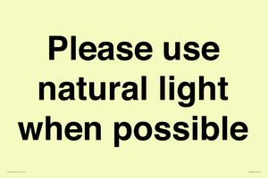 PV10529: Please use natural light when possible