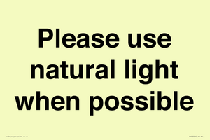 PV10529: Please use natural light when possible