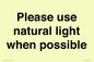 PV10529: Please use natural light when possible
