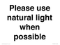 PV10529: Please use natural light when possible
