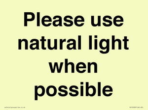 PV10529: Please use natural light when possible