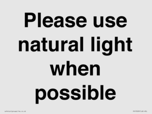 PV10529: Please use natural light when possible