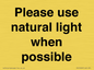 PV10529: Please use natural light when possible