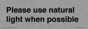 PV10529: Please use natural light when possible