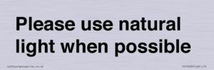 PV10529: Please use natural light when possible