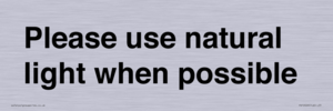 PV10529: Please use natural light when possible