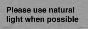 PV10529: Please use natural light when possible