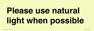 PV10529: Please use natural light when possible