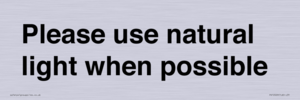 PV10529: Please use natural light when possible