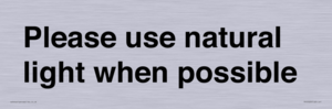 PV10529: Please use natural light when possible