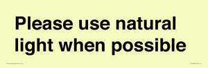 PV10529: Please use natural light when possible