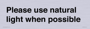 PV10529: Please use natural light when possible