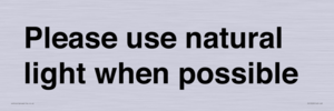 PV10529: Please use natural light when possible