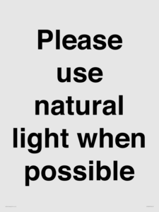 PV10529: Please use natural light when possible