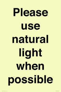 PV10529: Please use natural light when possible