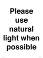 PV10529: Please use natural light when possible