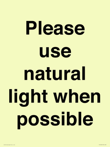 PV10529: Please use natural light when possible