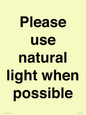 PV10529: Please use natural light when possible