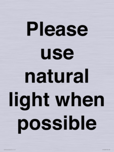 PV10529: Please use natural light when possible