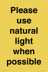 PV10529: Please use natural light when possible
