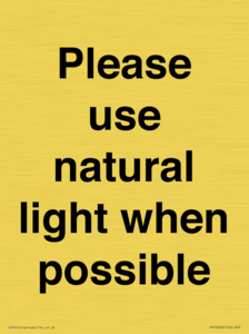 PV10529: Please use natural light when possible