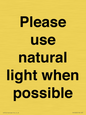 PV10529: Please use natural light when possible