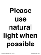 PV10529: Please use natural light when possible