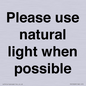 PV10529: Please use natural light when possible