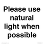 PV10529: Please use natural light when possible