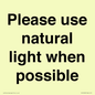 PV10529: Please use natural light when possible