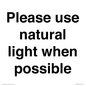 PV10529: Please use natural light when possible